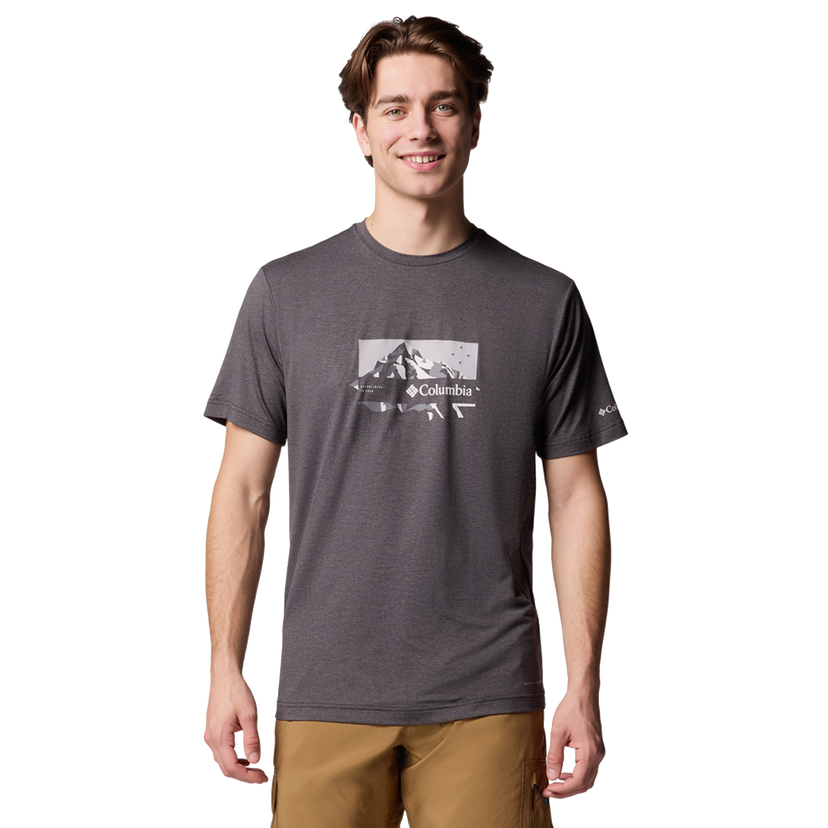 Tričko Columbia Kwick Hike Graphic Short Sleeve T-Shirt Šedá | 2071763013