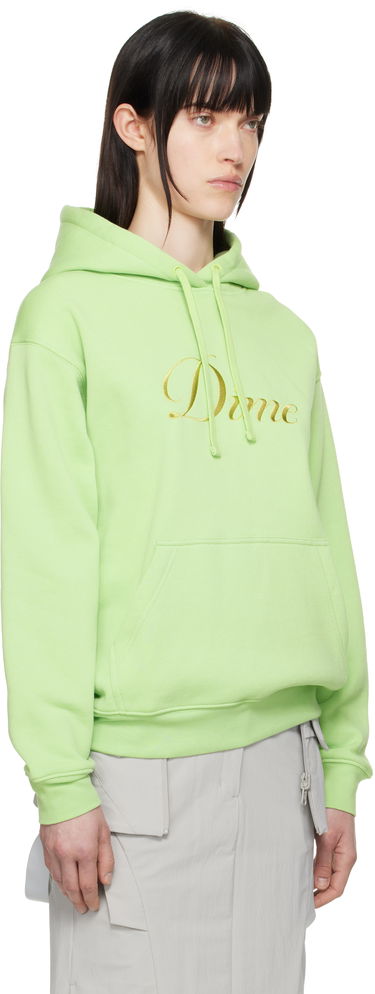 Mikina Dime Dime Cursive Logo Hoodie Zelené | DIMESP2544SAG, 1