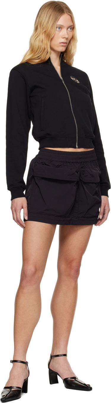 Mikina Diesel Diesel F-Flacin Cropped Track Jacket Čierna | A16842 0BMBJ, 3
