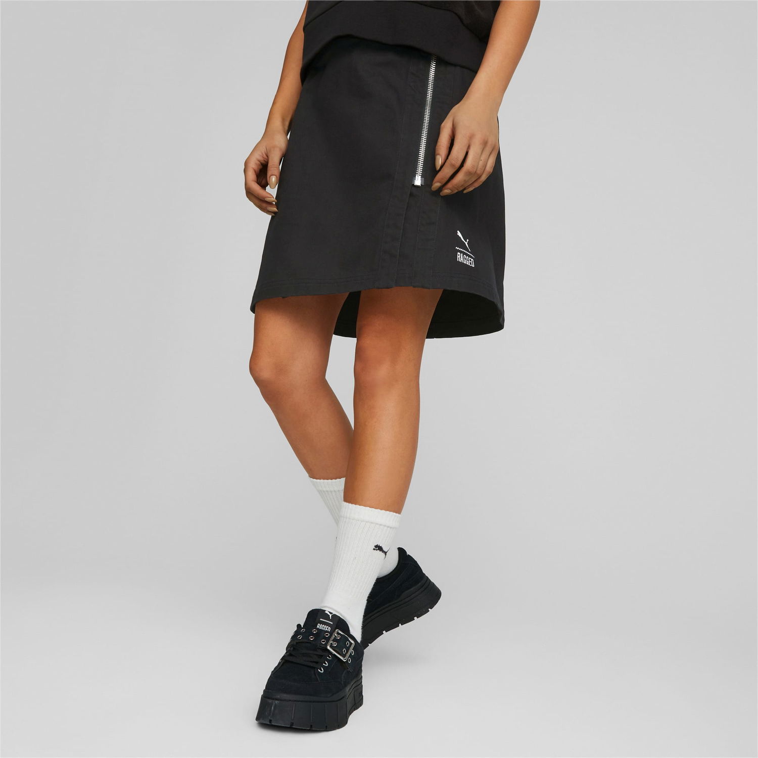 Sukňa Puma Gonna x THE RAGGED PRIEST in twill da donna, Nero/Altro Čierna | 539131_01, 0