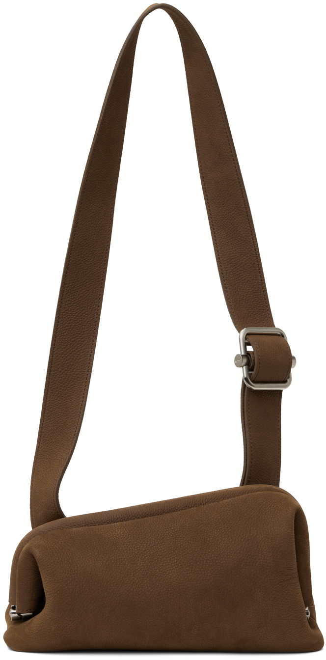 Taška cez rameno OSOI Slide Leather Shoulder Bag Hnedá | 24FWB010167048, 0