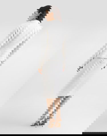 Bunda Dolce & Gabbana Double-breasted Twill Blazer Biela | F27ACTFUBGCW0001, 2