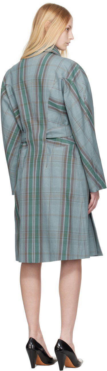 Trenčkot Vivienne Westwood Vivienne Westwood Plaid CJ Coat Modrá | 13010027-W011W-, 2