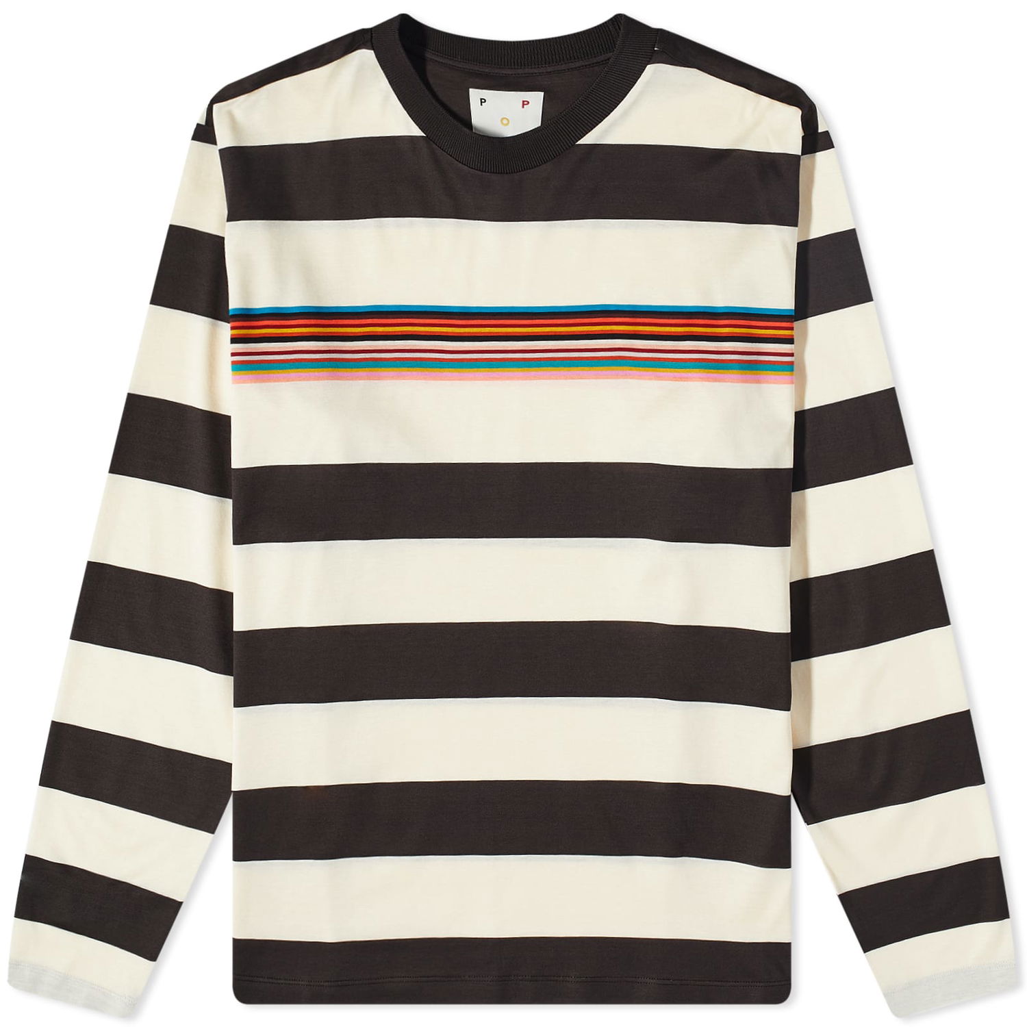 Sveter Pop Trading Company x Paul Smith Moc Neck Tee Béžová | M1R-137Y-K02031, 0