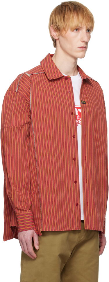 Košeľa Martine Rose Martine Rose Cut Overshirt Červená | 467WS14111, 1