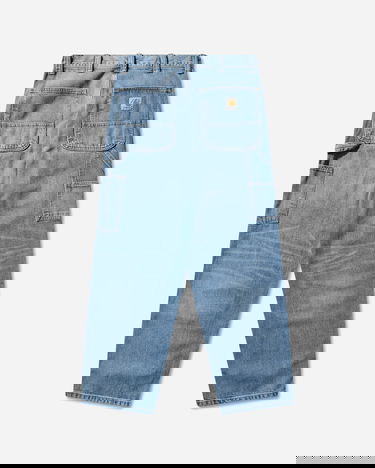 Džínsy Carhartt WIP OG Double Knee Pants Burst Washed Modrá | I035797 01UR, 2