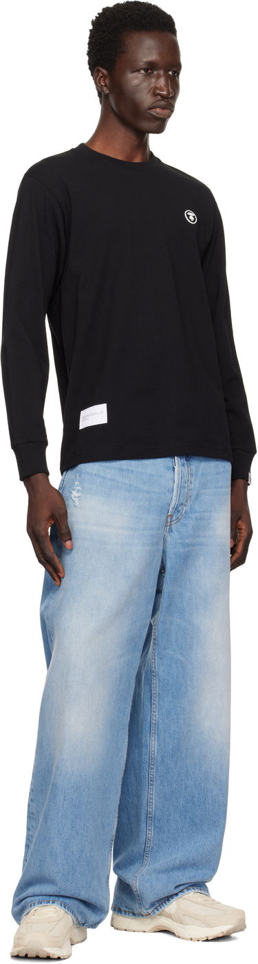 Tričko AAPE by A Bathing Ape AAPE by A Bathing Ape 'AAPE Now' Long Sleeve T-Shirt Čierna | AAPLTM1540XXNBKX, 3