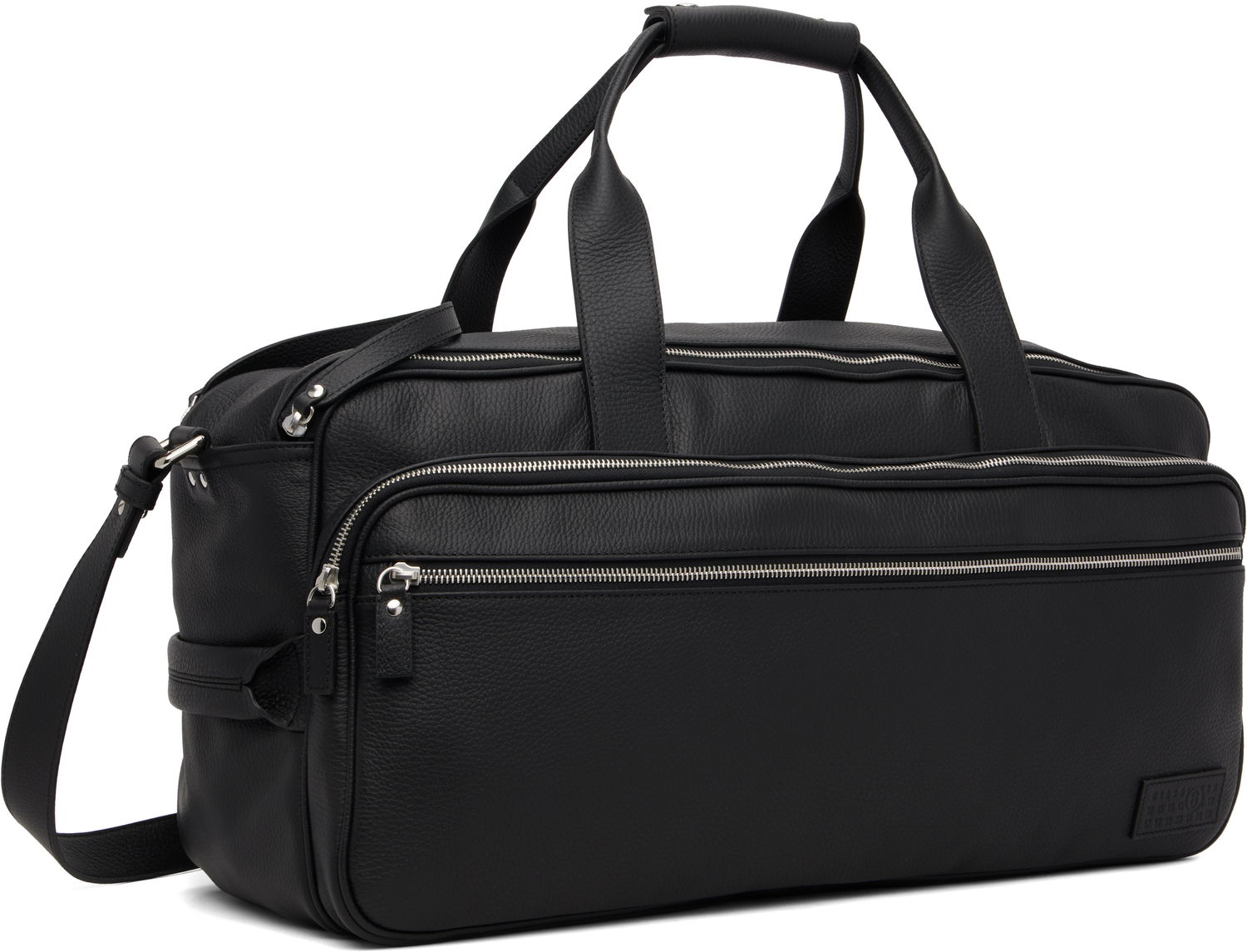 Cestovná taška Maison Margiela MM6 Maison Margiela Leather Travel Duffle Čierna | SB6WI0006 P8326, 1