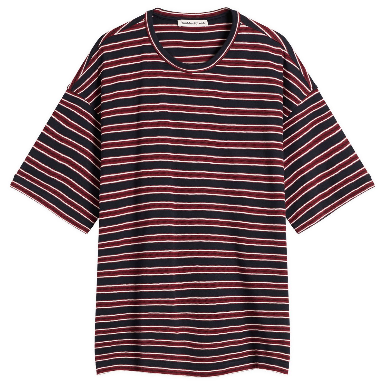 Tričko YMC YMC Triple Stripe T-Shirt, Size Small Vínová | P6ZAH-90, 0