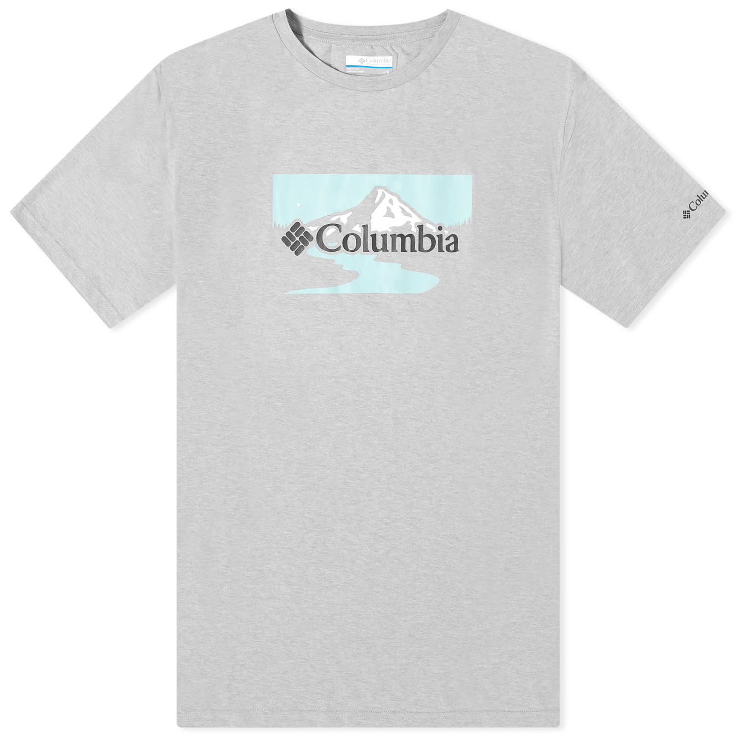 Tričko Columbia Graphic T-Shirt Path Lake Peak Šedá | 1934814-043, 0