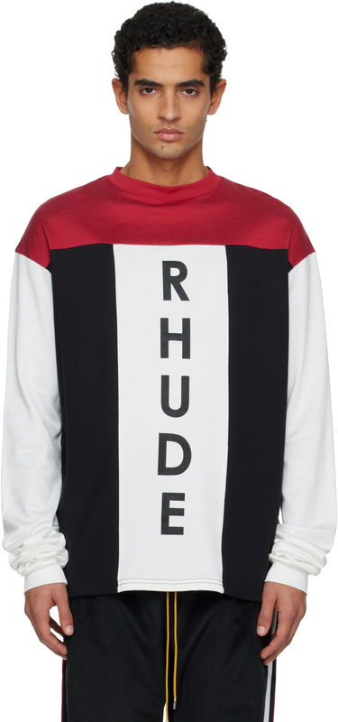 Tričko Rhude Intake Tri-Panel LS T-shirt Rôznofarebný | RHFW25SR01729, 0
