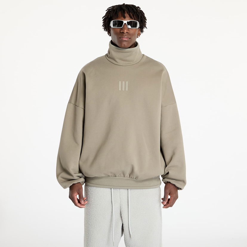 Mikina adidas Originals Sweatshirt adidas x Fear Of God Athletics Fleece Mock Sweatshirt Clay S Béžová | IS8743