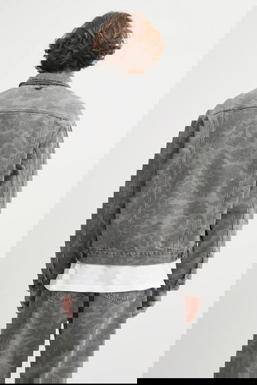 Bunda Carhartt WIP Helston Duck Camo Print Jacket Šedá | I033766-2I3.0H, 4