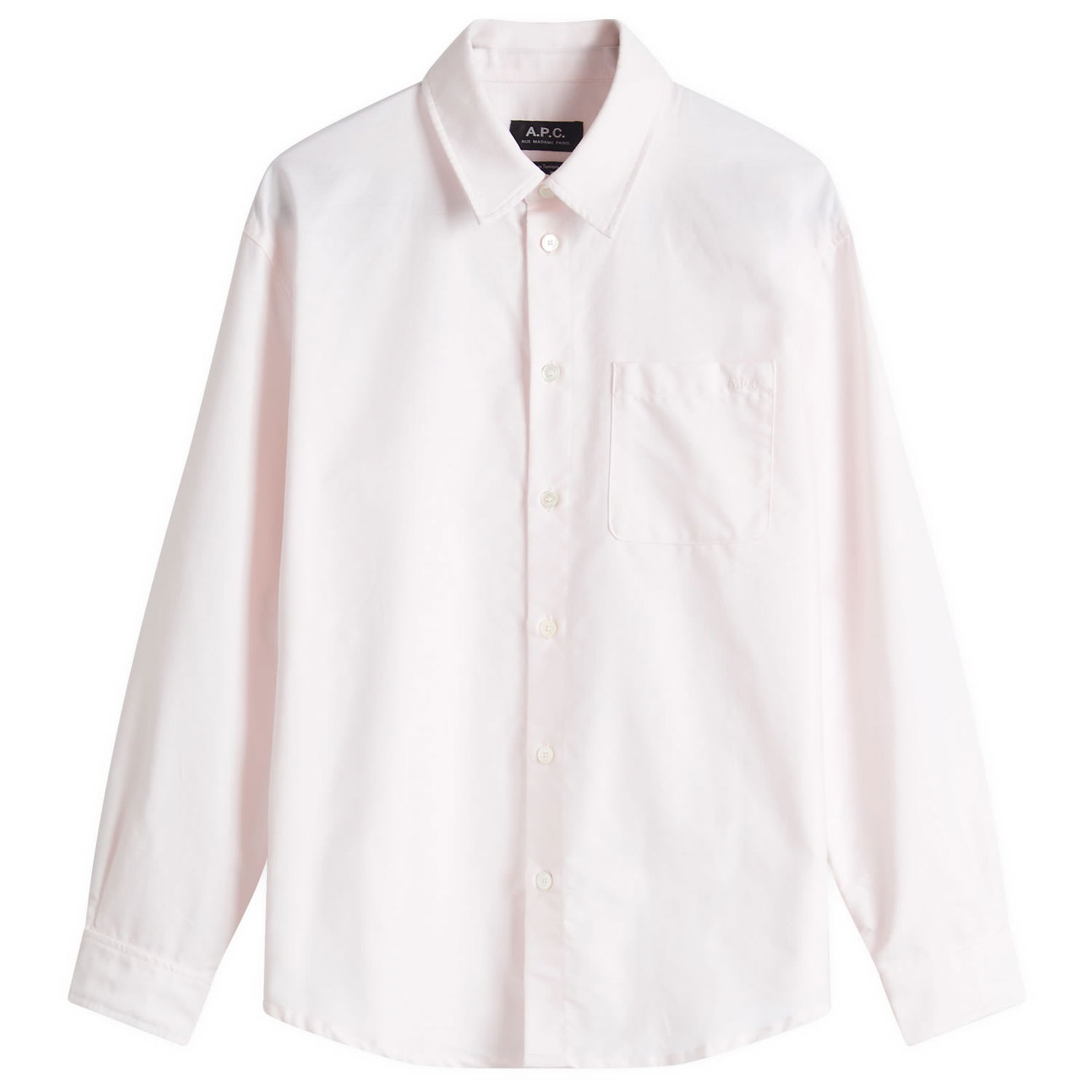 Košeľa A.P.C. Women's Brodee Boyfriend Shirt, Size X-Small Ružová | COECK-F12550, 0