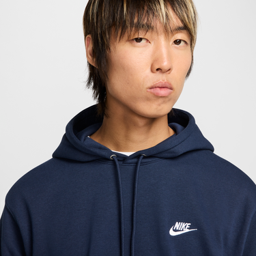 Mikina Nike Nike Club Fleece Hoodie Navy | FN3866-451, 4