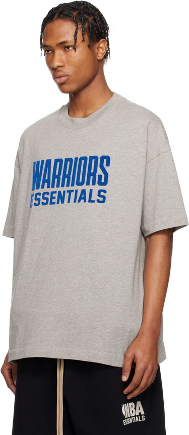 Tričko Fear of God Fear of God ESSENTIALS NBA Warriors Short Sleeve T-Shirt Šedá | 125AL244102F, 3