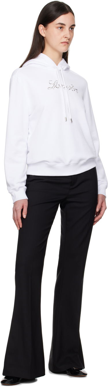 Mikina LANVIN Lanvin Bead Embroidered Hoodie Biela | RW-HO9003-J176-P25, 3