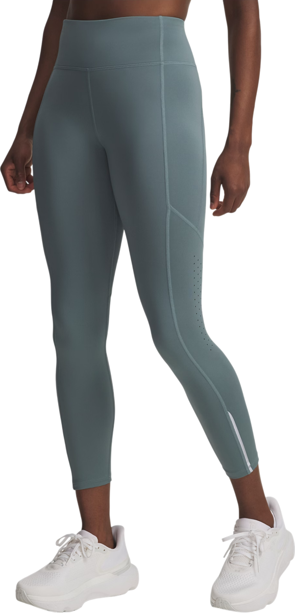 Legíny Under Armour Launch Ankle Tights with Perforated Panels and Reflective Detail Tyrkysová | 1369771-587