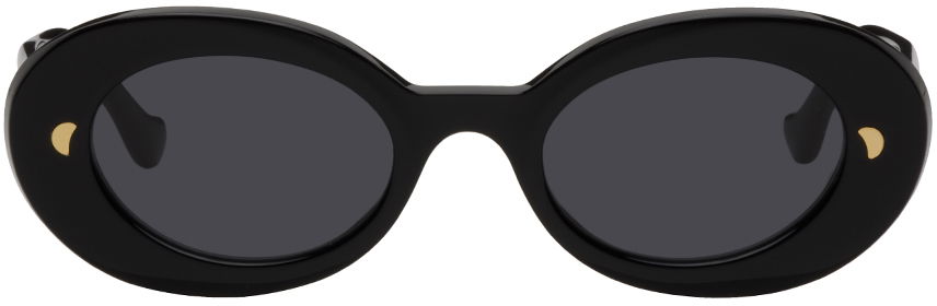 Slnečné okuliare Nanushka Nanushka Giva Oval Sunglasses Čierna | NW23RSSG00499, 0