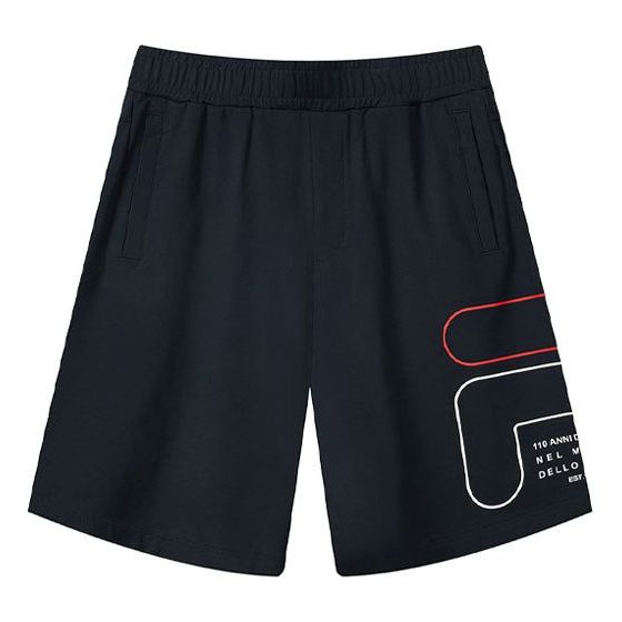Šortky FILA FILA Alphabet Logo Knit Shorts Navy | F11M138613F-NV, 0