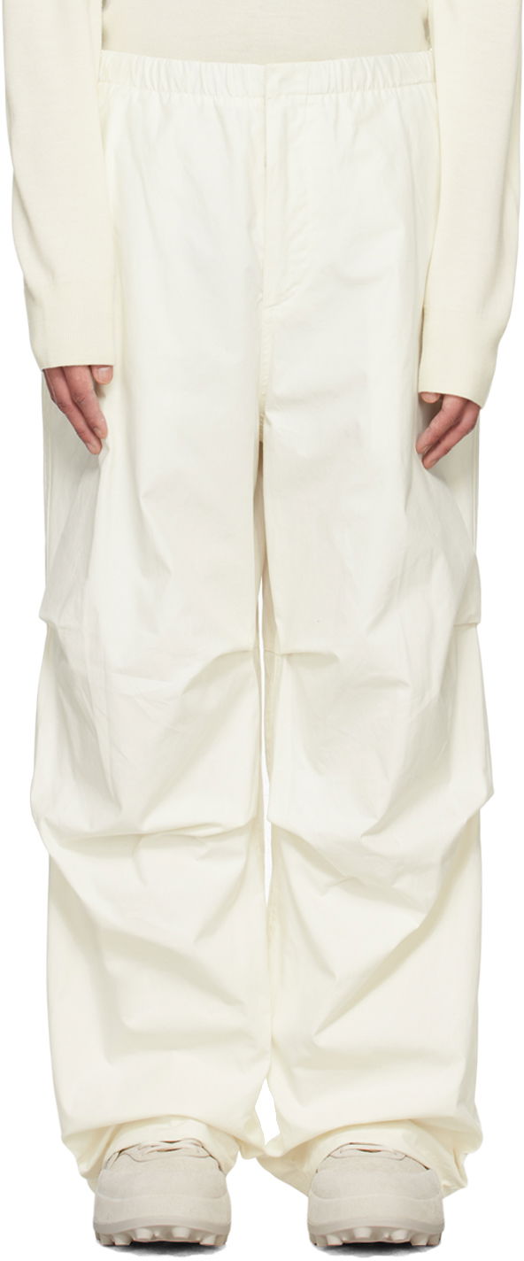 Cargo nohavice Jil Sander Oversized Cargo Pants Biela | J21KA0147_J45218, 0