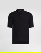 Dolce & Gabbana Fine-Gauge Wool Polo Shirt