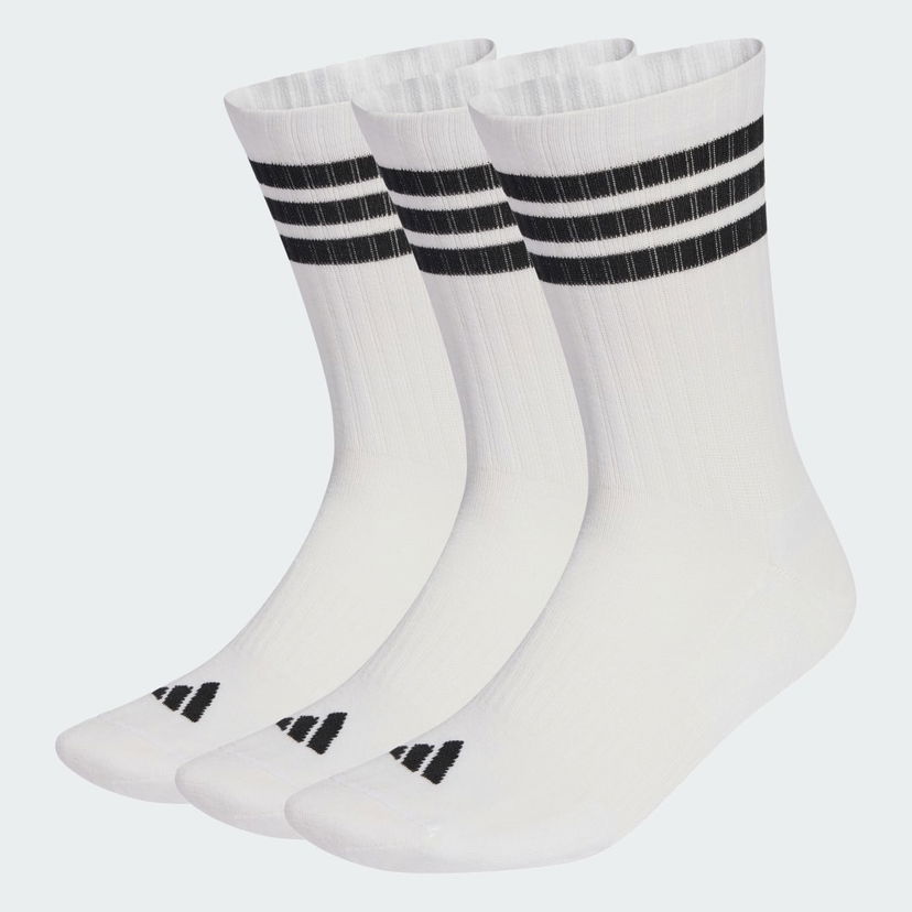Ponožky adidas Performance 3-Stripes Cushioned Sportswear Crew Socks Biela | JZ0532