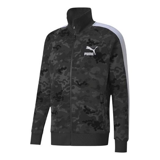 Bunda Puma CLASSICS GRAPHICS AOP T7 Track Jacket Čierna | 599320-42