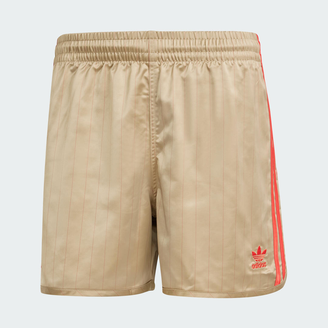 Šortky adidas Originals Striped Athletic Shorts Béžová | JY1752, 0