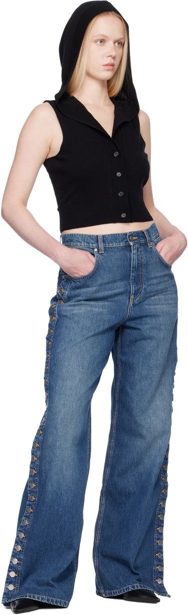 Sveter Stella McCartney Collared Sweater Vest Čierna | 6K11153S2610, 3