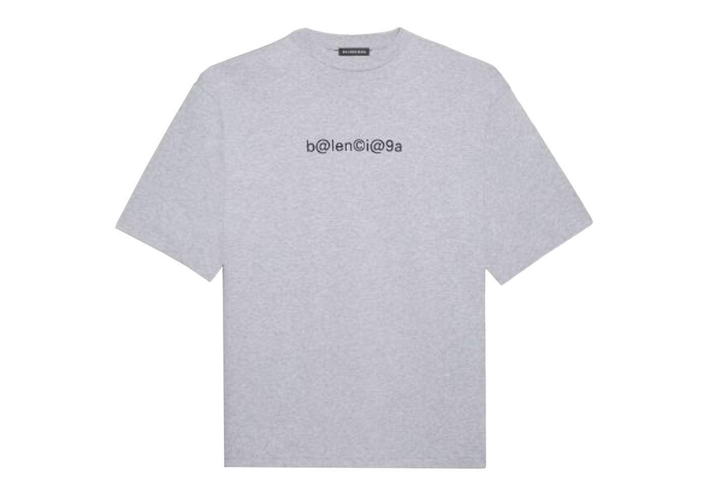 Tričko Balenciaga Large Fit Symbols T-Shirt Šedá | 620969TIV501167, 0
