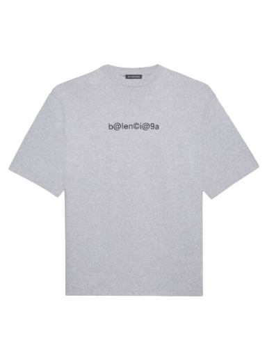 Tričko Balenciaga Large Fit Symbols T-Shirt Šedá | 620969TIV501167