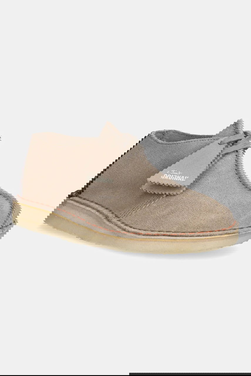 Tenisky a topánky Clarks Originals Desert Trek Suede Flat-Heel Boots Béžová | 26178464, 0