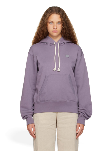 Mikina Acne Studios Patch Hoodie Fialová | CI0119-