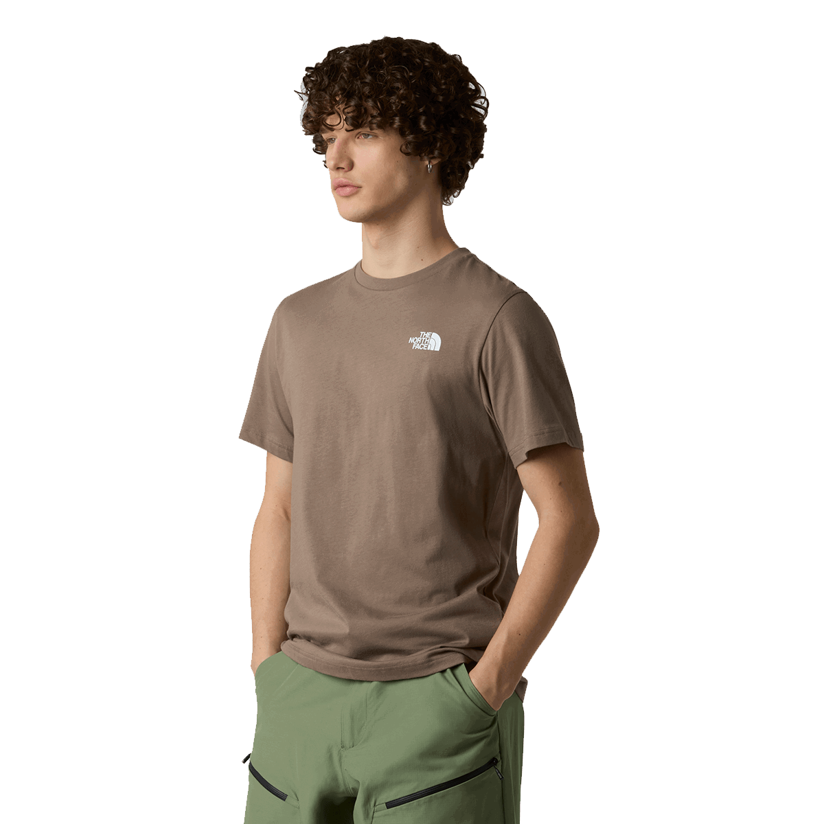 Tričko The North Face The North Face Box NSE Short Sleeve T-Shirt Hnedá | NF0A87NPE1Q1, 0