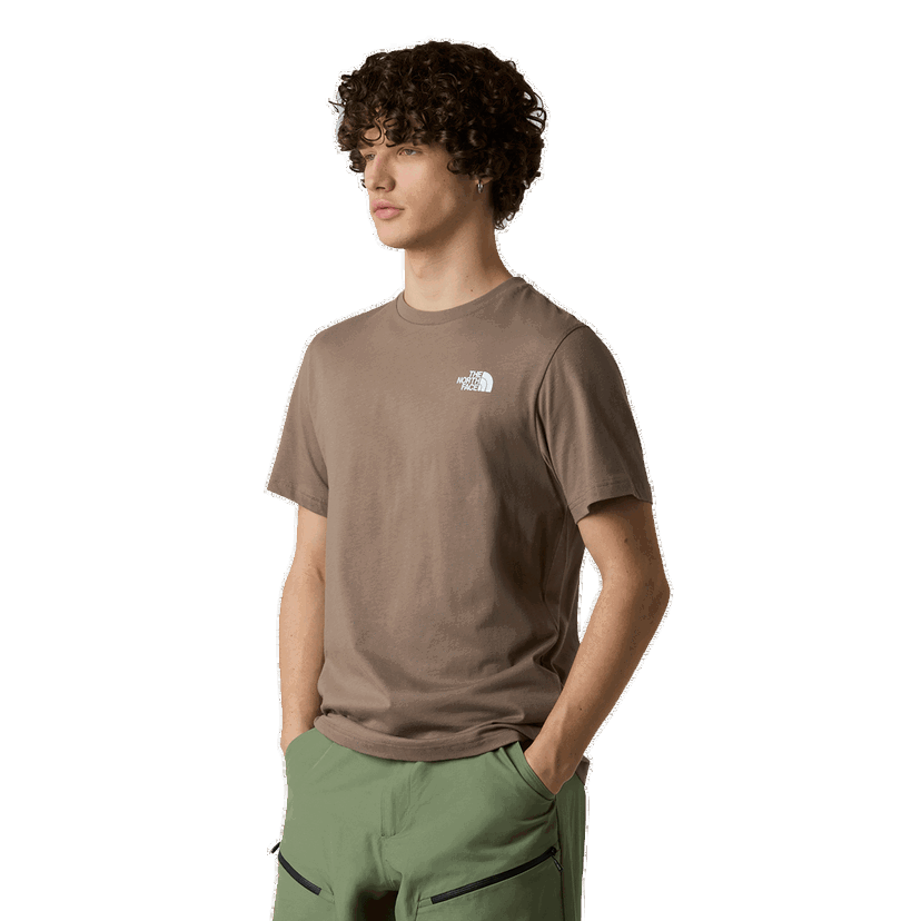 Tričko The North Face The North Face Box NSE Short Sleeve T-Shirt Hnedá | NF0A87NPE1Q1