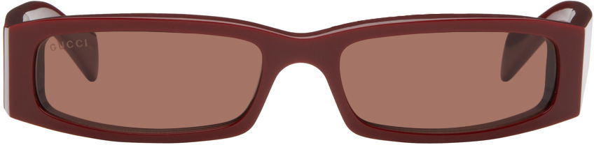 Slnečné okuliare Gucci Burgundy Rectangular Frame Sunglasses Béžová | GG1778S-003, 0