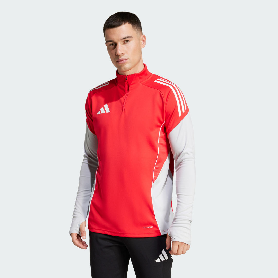 Mikina adidas Performance Tiro 25 Competition Training 1/4 Zip Top Červená | IW0411, 0