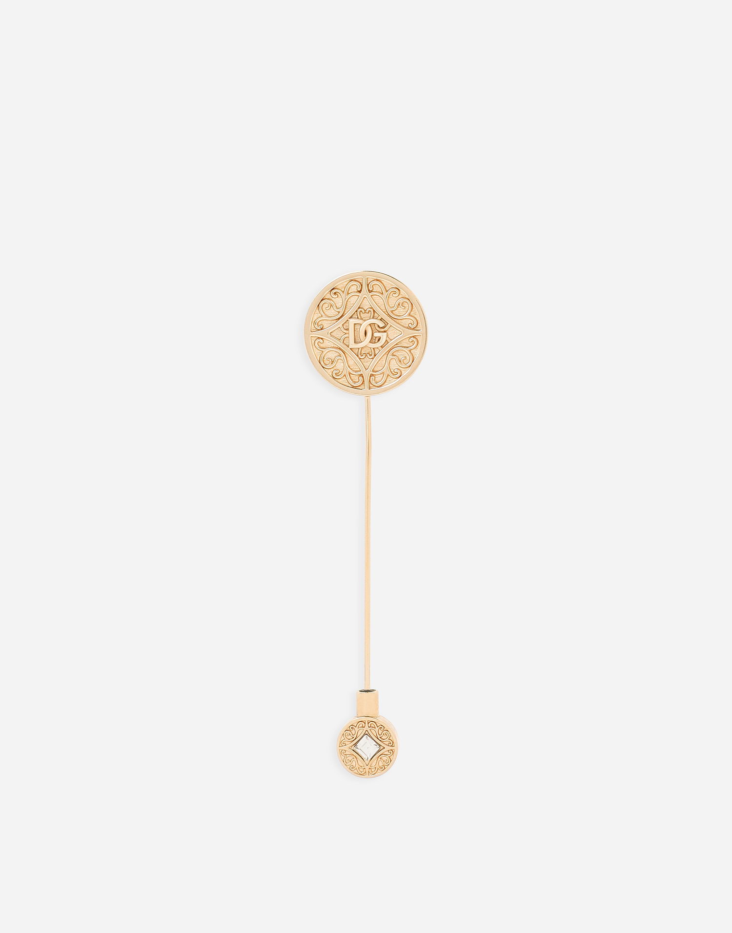 Spona Dolce & Gabbana Gold Metal Logo Lapel Pin Metalická | WPQ5S6W1111ZOO00, 0