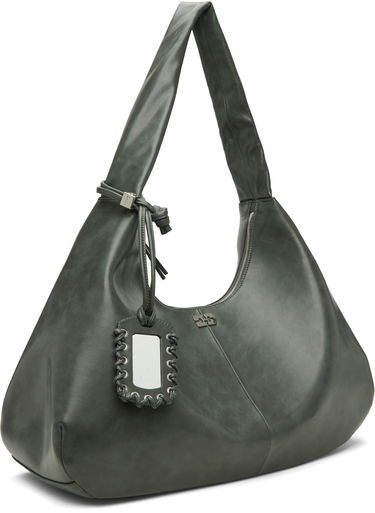 Kabelka GANNI XXL Hobo Bag with Detachable Mirror Tag Zelené | A6802, 1