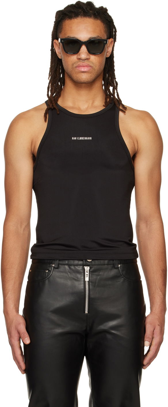 Tielko Han Kjøbenhavn Racer Tank Top Čierna | W-132610