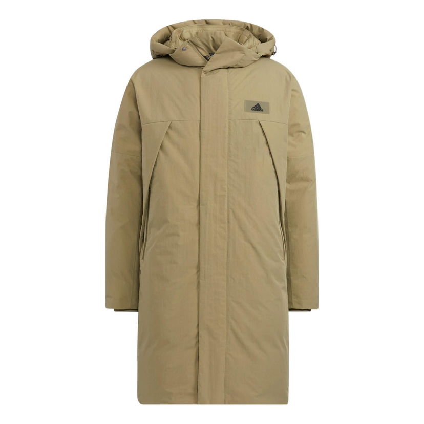 Parka adidas Originals Goose Down Coat Béžová | HR5234