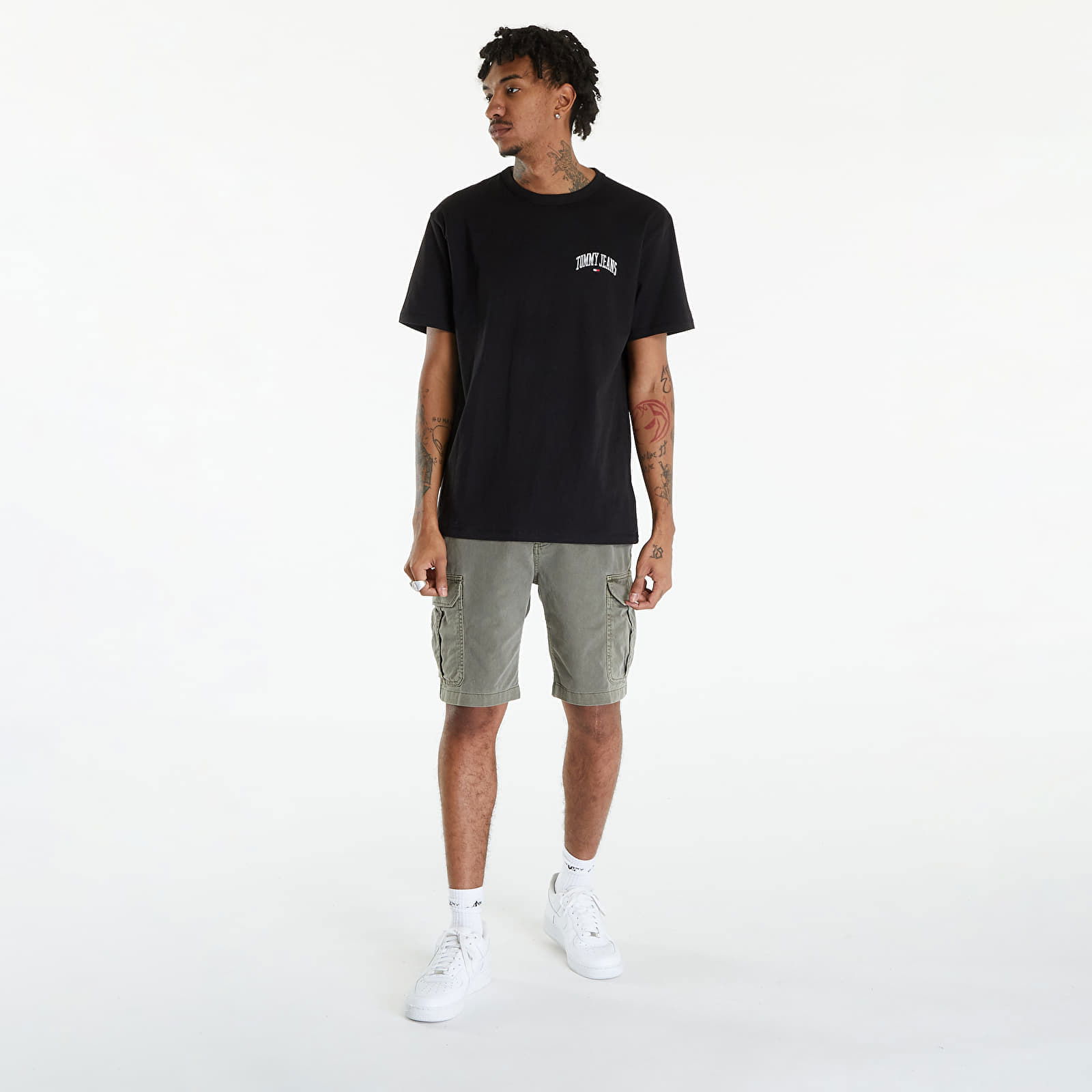 Regular Varsity Tee Black