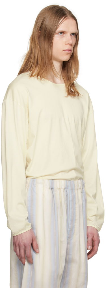 Tričko LEMAIRE Relaxed Long Sleeve T-Shirt Žltá | TO1182 LJ1018, 1