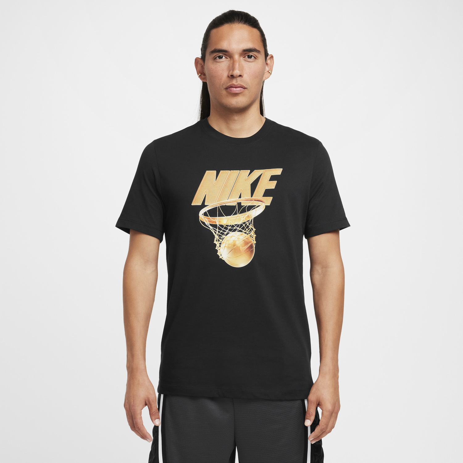 Tričko Nike Dri-FIT Basketball T-shirt Čierna | HF6205-010, 0