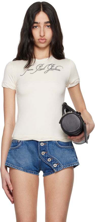 Tričko Jean Paul Gaultier Jean Paul Gaultier 'The Tattoo' T-Shirt Biela | 25/34-F-TS111I-J089-03, 0