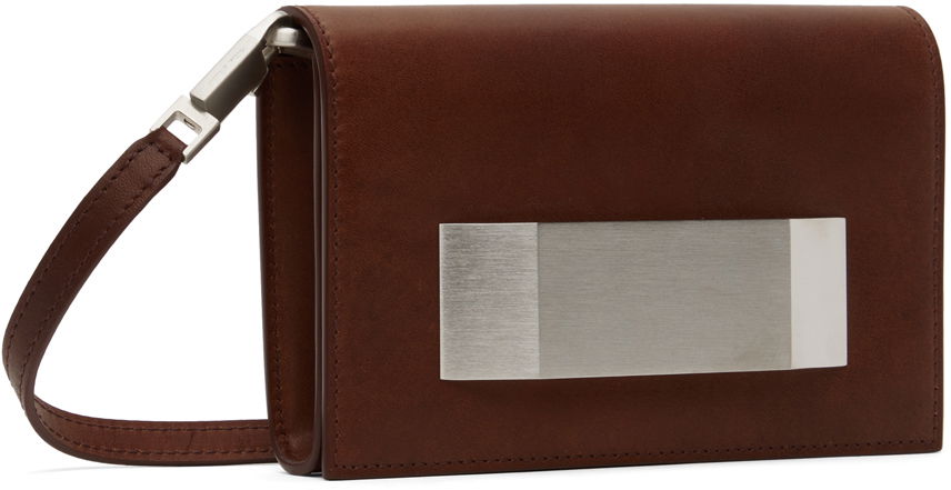 Taška cez rameno Rick Owens Rick Owens Porterville Griffin Bag Hnedá | RA02D0522 LGE, 1