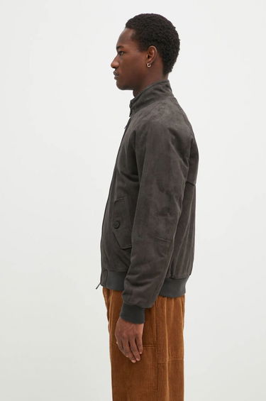 Bomber bunda Baracuta Suede Bomber Jacket Šedá | BRCPS0990, 1