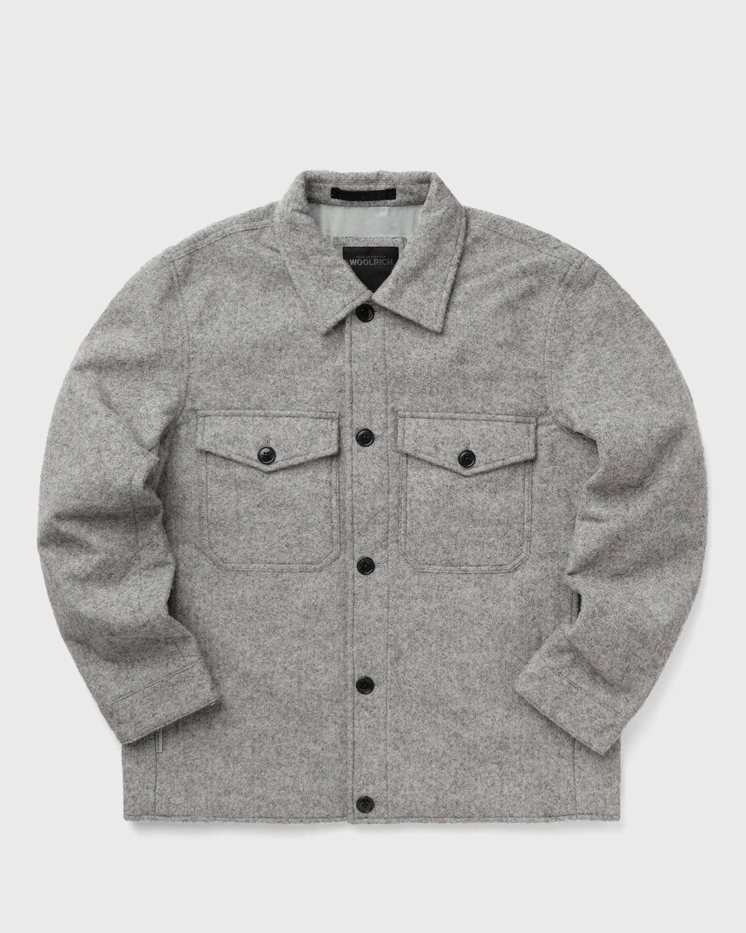 Bunda WOOLRICH REFLECTIVE Cropped Shirt Jacket Šedá | CMWOOST042MRTD0053, 0