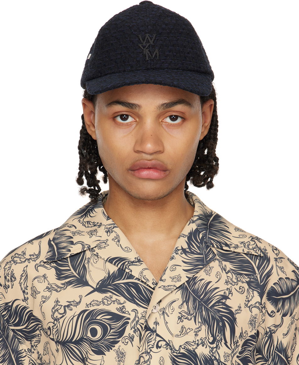 Šiltovka WOOYOUNGMI Embroidered Cap Navy | W231AC55, 0
